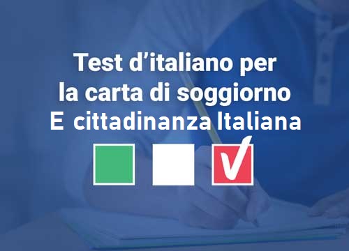 Test-ditaliano CITTADINANZA:  TEST  D'ITALIANO B1   ECCO LE PROSSIME DATE