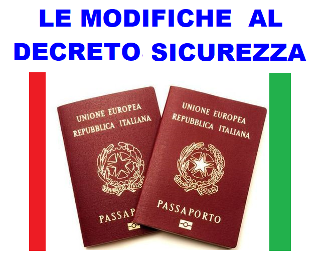 1234-1 Decreto sicurezza Salvini , ecco le proposte  di legge.